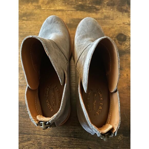 Kork-Ease® Ryder Short Ankle Boots in Gray Size 6.5/ excellent - Picture 11 of 12
